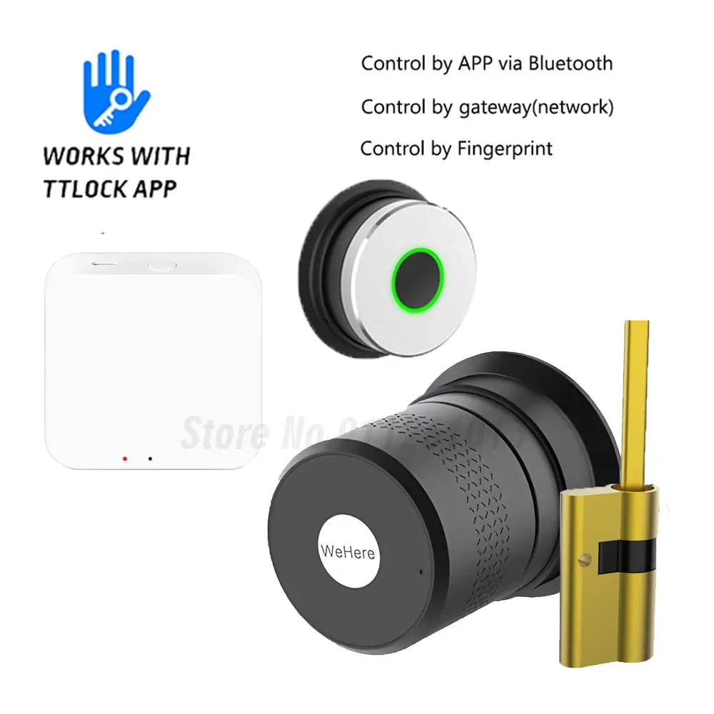 Wehere M521 Smart Door Lock Fingerprint Cylinder Bluetooth