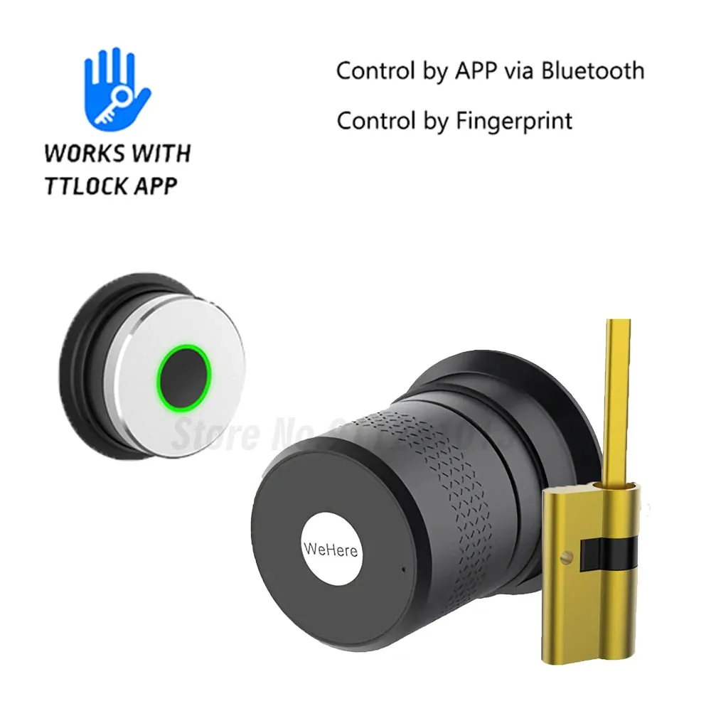 Wehere M521 Smart Door Lock Fingerprint Cylinder Bluetooth