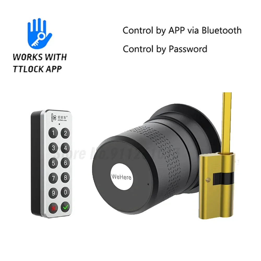 Wehere M521 Smart Door Lock Fingerprint Cylinder Bluetooth