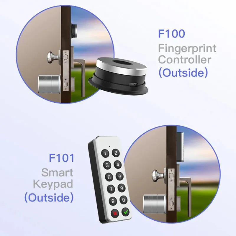 Wehere M521 Smart Door Lock Fingerprint Cylinder Bluetooth