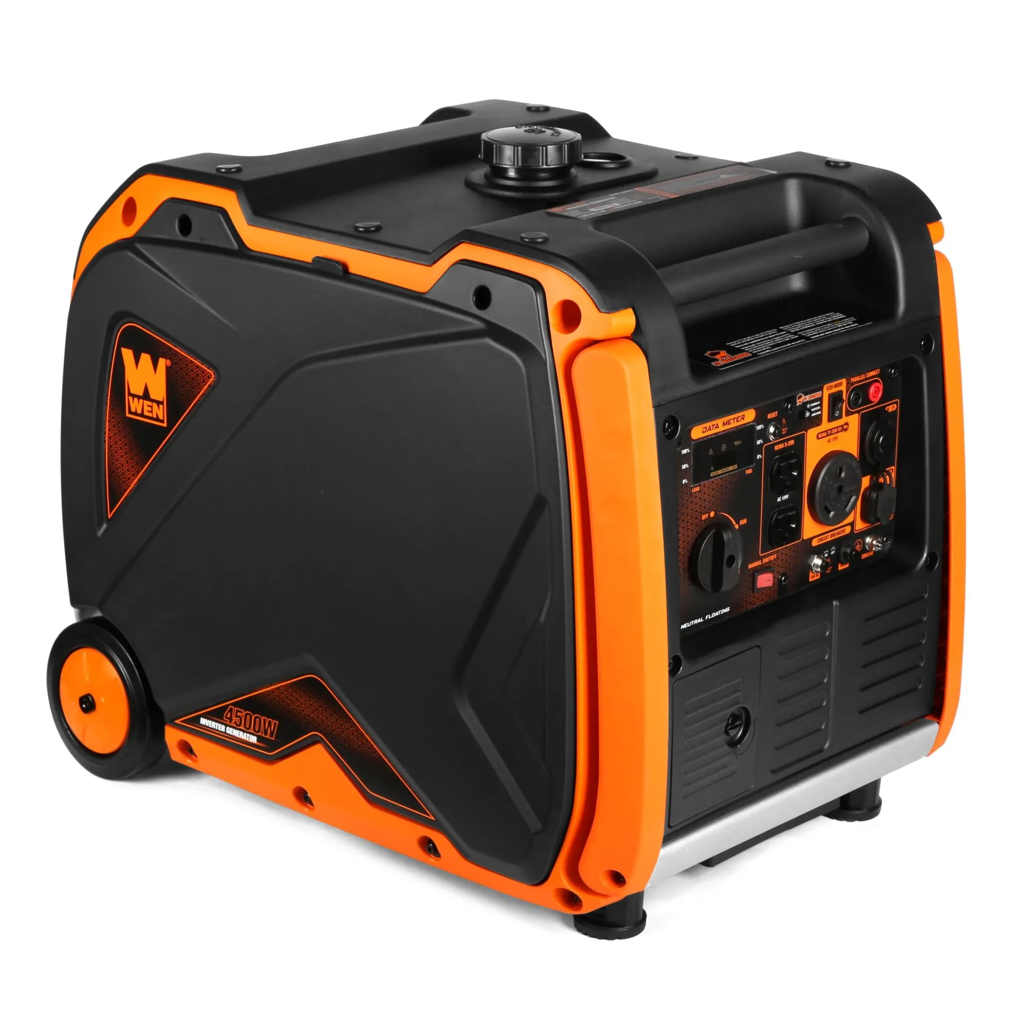WEN 56450iX Super Quiet 4500-Watt RV-Ready Portable Inverter Generator with Fuel Shut-Off and CO Watchdog