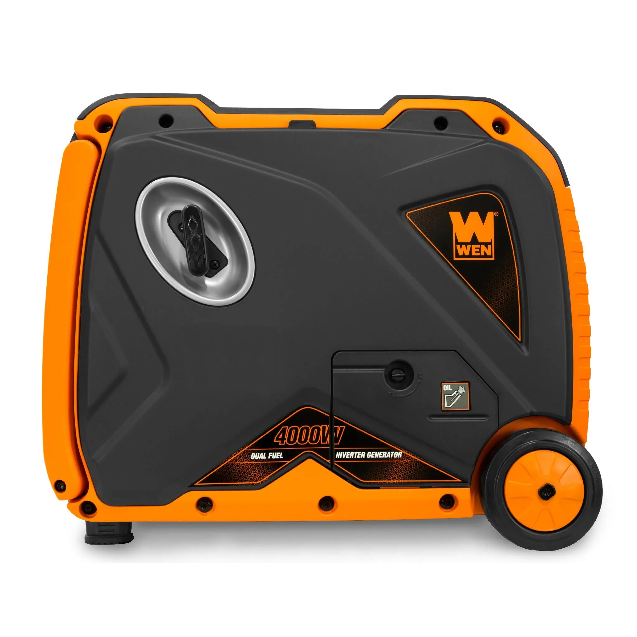 WEN DF400i Super Quiet 4000-Watt Dual Fuel RV-Ready Electric Start Portable Inverter Generator with Fuel Shut-Off