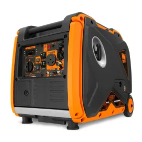 WEN DF400i Super Quiet 4000-Watt Dual Fuel RV-Ready Electric Start Portable Inverter Generator with Fuel Shut-Off