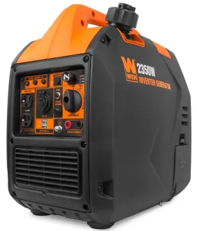 WEN R56235i Super Quiet 2350-Watt Portable Inverter Generator with Fuel Shut Off, CARB Compliant, Ultra Lightweight (Manufacturer Refurbished)