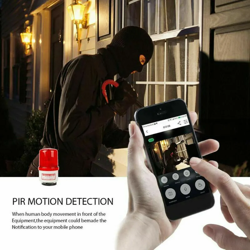 WiFi Ring Doorbell 1080P HD Security Camera Wireless Door Bell Camera
