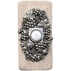 Wine Grapes Stone Doorbell