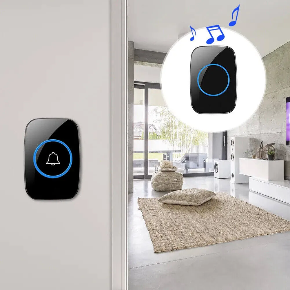 Wireless Doorbell System - Electronic Door Bell with Chime