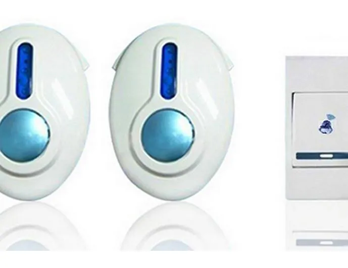 Wireless Doorbell With Light & 32 Melodies (2 Pieces)