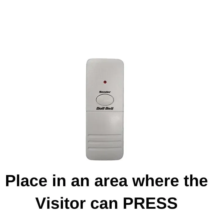Wireless Remote Door Chime Missing important deliveries and visitors will be a thing of the past with the help of the easy to install wireless wall mount doorbell by Everyday Home-RC-100
