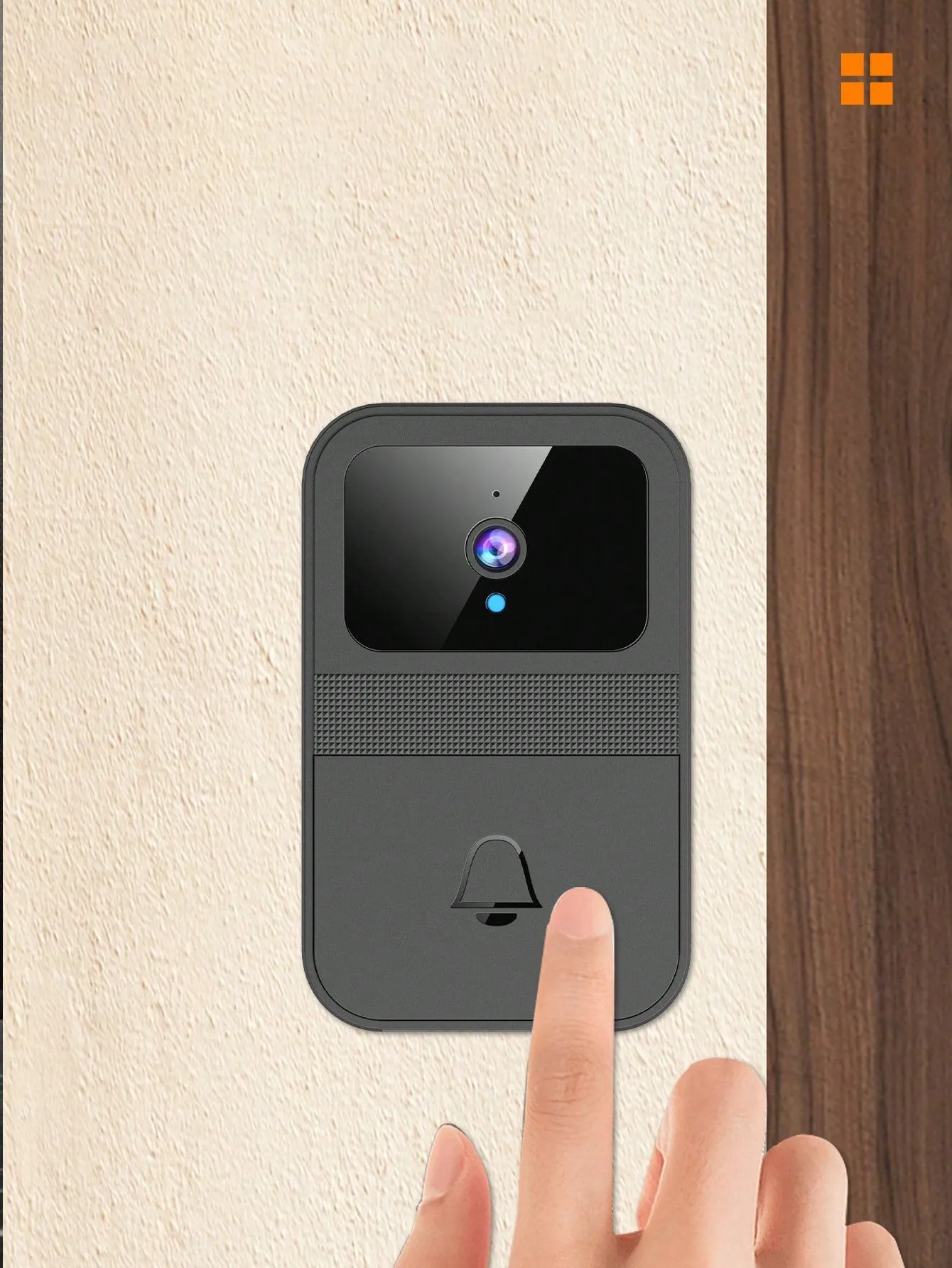 Wireless Smart Video Doorbell Camera With Voice Changer, Night Vision