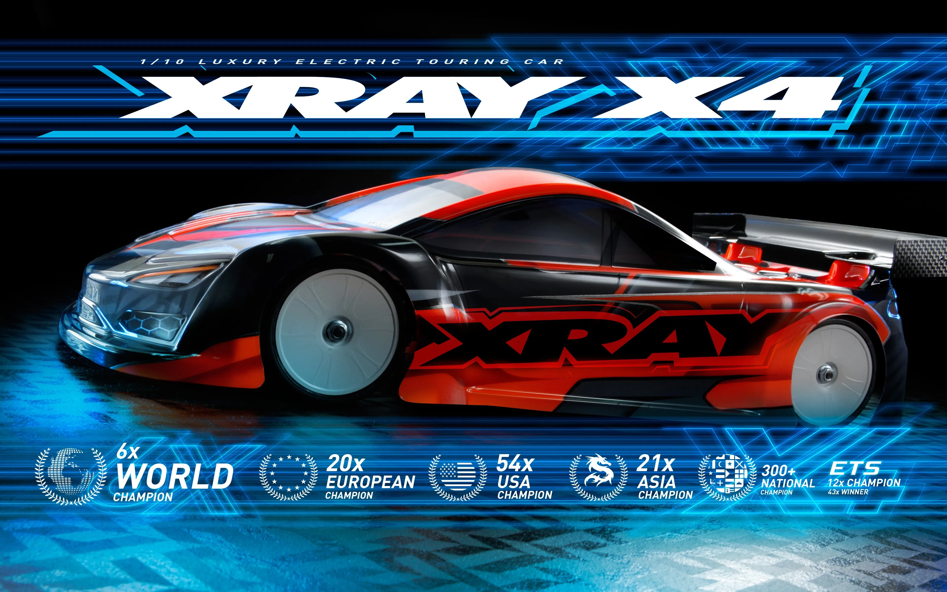 XRAY X4'23 GRAPHITE EDITION 1/10 Luxury Electric Touring Car
