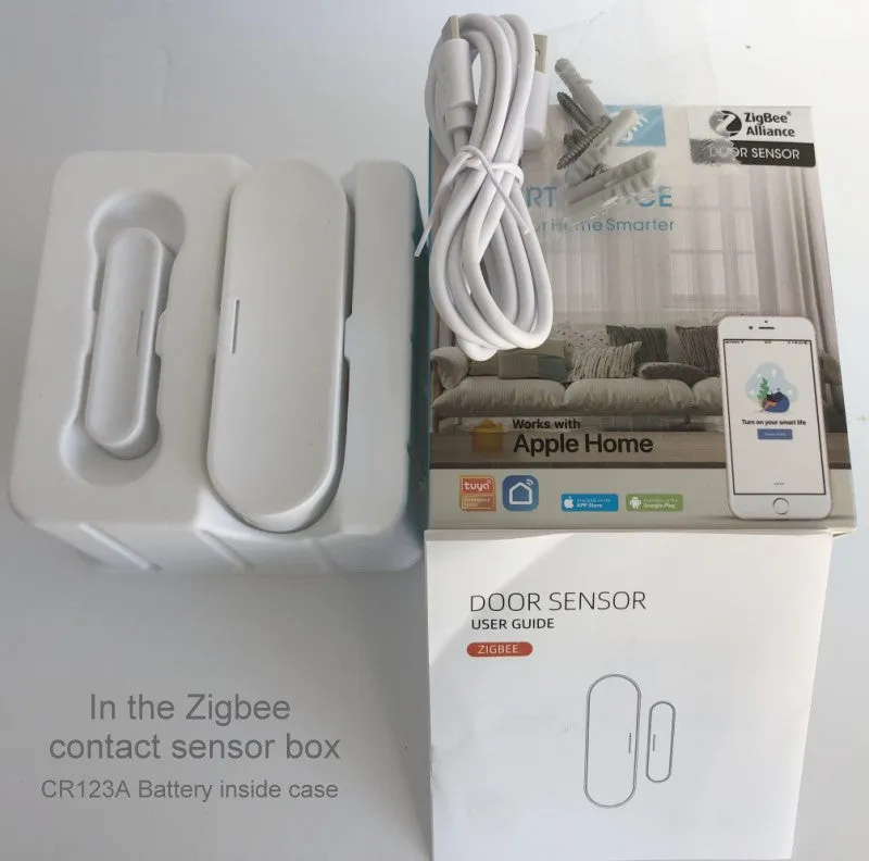 Zigbee contact/door sensor HomeKit, Alexa, Google Home
