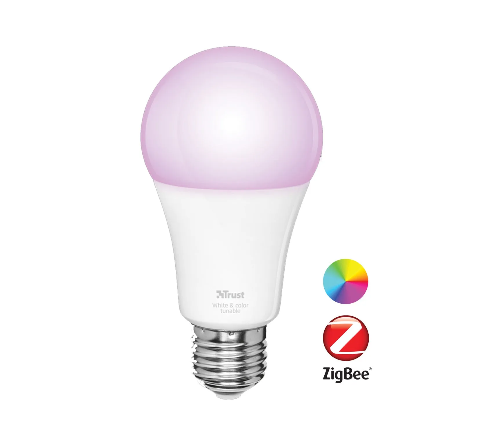 Zigbee RGB Multicolored LED Bulb (E27), ZLED-RGB9, Trust Smart Home